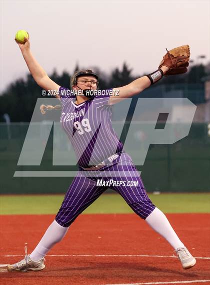 Thumbnail 3 in North Forney vs Mt Vernon (McKinney Tournament) photogallery.