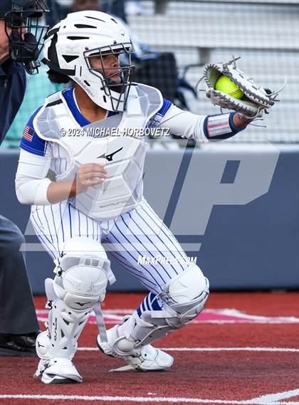 Thumbnail 3 in North Forney vs Mt Vernon (McKinney Tournament) photogallery.