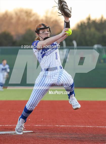 Thumbnail 2 in North Forney vs Mt Vernon (McKinney Tournament) photogallery.