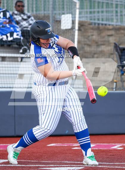 Thumbnail 2 in North Forney vs Mt Vernon (McKinney Tournament) photogallery.