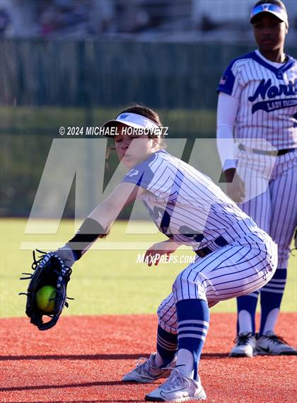 Thumbnail 3 in North Forney vs Mt Vernon (McKinney Tournament) photogallery.