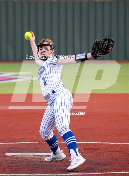 Thumbnail 3 in North Forney vs Mt Vernon (McKinney Tournament) photogallery.