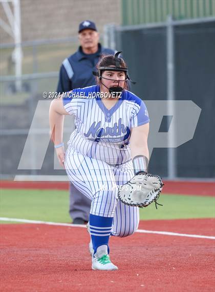Thumbnail 3 in North Forney vs Mt Vernon (McKinney Tournament) photogallery.