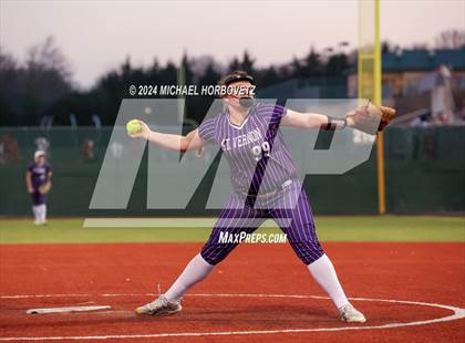 Thumbnail 2 in North Forney vs Mt Vernon (McKinney Tournament) photogallery.