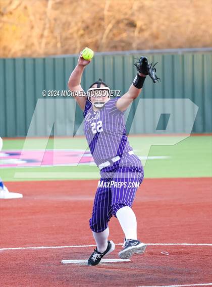 Thumbnail 3 in North Forney vs Mt Vernon (McKinney Tournament) photogallery.