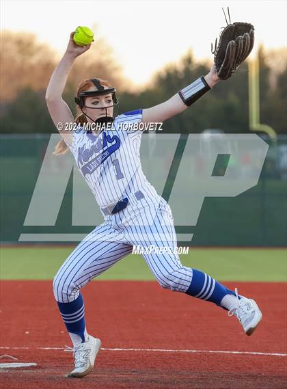 Thumbnail 3 in North Forney vs Mt Vernon (McKinney Tournament) photogallery.