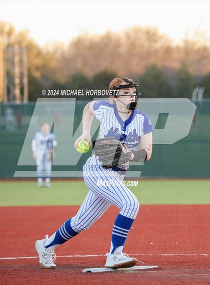 Thumbnail 3 in North Forney vs Mt Vernon (McKinney Tournament) photogallery.