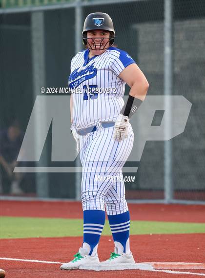 Thumbnail 2 in North Forney vs Mt Vernon (McKinney Tournament) photogallery.