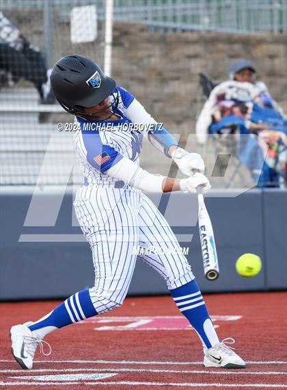 Thumbnail 2 in North Forney vs Mt Vernon (McKinney Tournament) photogallery.
