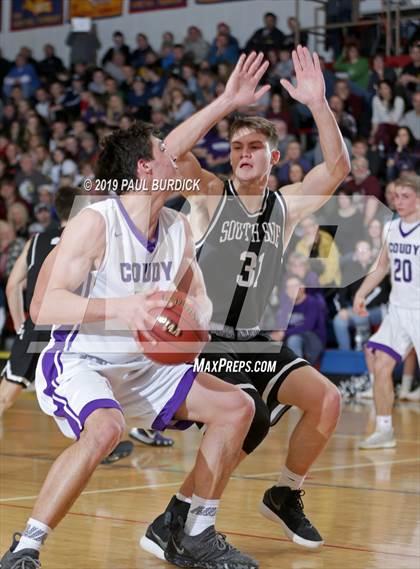 Thumbnail 3 in South Side vs Coudersport (PIAA AA First Round) photogallery.