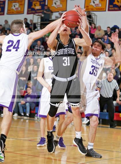 Thumbnail 1 in South Side vs Coudersport (PIAA AA First Round) photogallery.