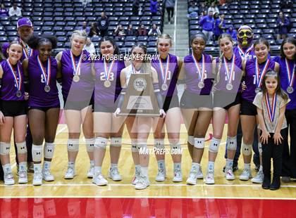 Thumbnail 3 in Blum vs. Harrold (UIL 1A Volleyball Final Medal Ceremony) photogallery.