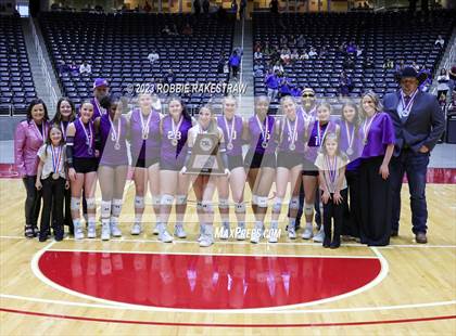 Thumbnail 1 in Blum vs. Harrold (UIL 1A Volleyball Final Medal Ceremony) photogallery.