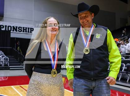 Thumbnail 1 in Blum vs. Harrold (UIL 1A Volleyball Final Medal Ceremony) photogallery.