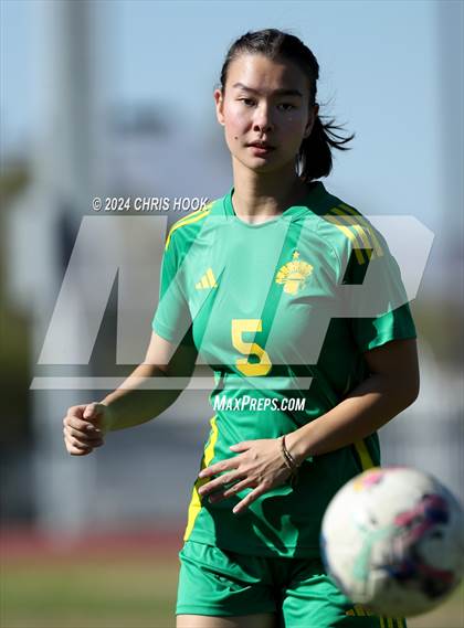 Thumbnail 2 in Canyon del Oro vs Flowing Wells (Brandon Bean Soccer Tournament) photogallery.