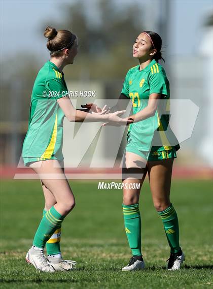Thumbnail 2 in Canyon del Oro vs Flowing Wells (Brandon Bean Soccer Tournament) photogallery.