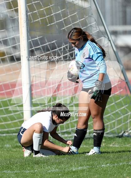 Thumbnail 1 in Canyon del Oro vs Flowing Wells (Brandon Bean Soccer Tournament) photogallery.