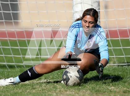 Thumbnail 2 in Canyon del Oro vs Flowing Wells (Brandon Bean Soccer Tournament) photogallery.