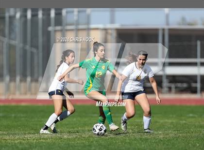 Thumbnail 2 in Canyon del Oro vs Flowing Wells (Brandon Bean Soccer Tournament) photogallery.