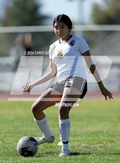 Thumbnail 2 in Canyon del Oro vs Flowing Wells (Brandon Bean Soccer Tournament) photogallery.