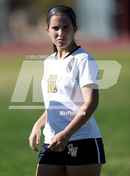 Thumbnail 2 in Canyon del Oro vs Flowing Wells (Brandon Bean Soccer Tournament) photogallery.
