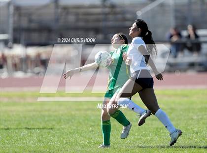 Thumbnail 1 in Canyon del Oro vs Flowing Wells (Brandon Bean Soccer Tournament) photogallery.