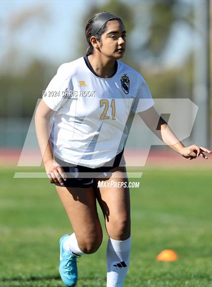 Thumbnail 3 in Canyon del Oro vs Flowing Wells (Brandon Bean Soccer Tournament) photogallery.