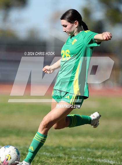 Thumbnail 2 in Canyon del Oro vs Flowing Wells (Brandon Bean Soccer Tournament) photogallery.