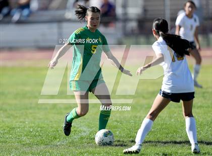 Thumbnail 2 in Canyon del Oro vs Flowing Wells (Brandon Bean Soccer Tournament) photogallery.