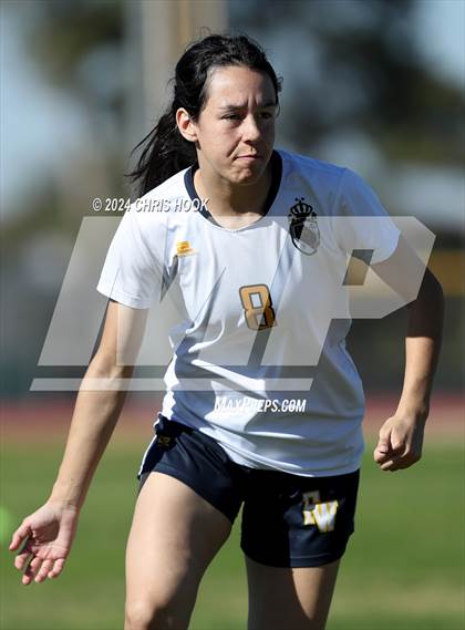 Thumbnail 2 in Canyon del Oro vs Flowing Wells (Brandon Bean Soccer Tournament) photogallery.