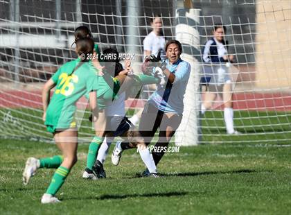 Thumbnail 2 in Canyon del Oro vs Flowing Wells (Brandon Bean Soccer Tournament) photogallery.
