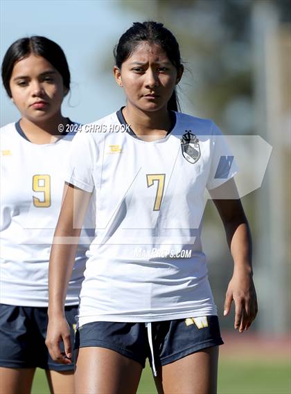 Thumbnail 2 in Canyon del Oro vs Flowing Wells (Brandon Bean Soccer Tournament) photogallery.