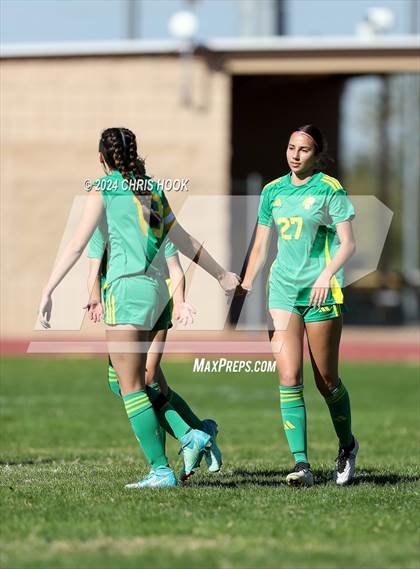 Thumbnail 1 in Canyon del Oro vs Flowing Wells (Brandon Bean Soccer Tournament) photogallery.