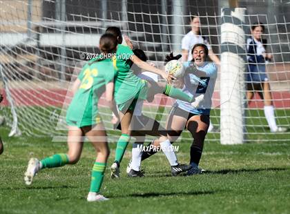 Thumbnail 1 in Canyon del Oro vs Flowing Wells (Brandon Bean Soccer Tournament) photogallery.