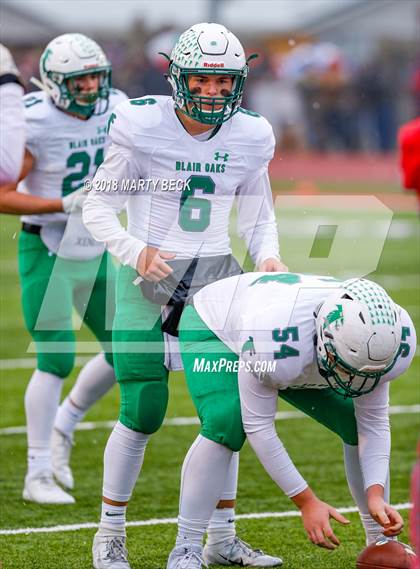 Thumbnail 2 in Clark County vs Blair Oaks (MSHSAA C2 Quarterfinal) photogallery.