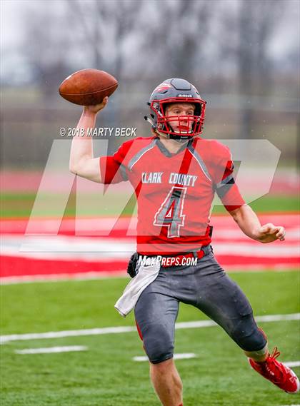 Thumbnail 1 in Clark County vs Blair Oaks (MSHSAA C2 Quarterfinal) photogallery.