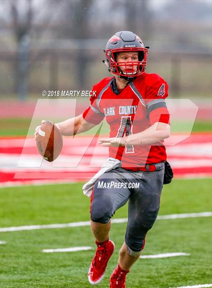Thumbnail 3 in Clark County vs Blair Oaks (MSHSAA C2 Quarterfinal) photogallery.