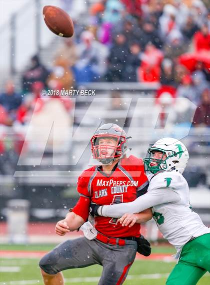 Thumbnail 3 in Clark County vs Blair Oaks (MSHSAA C2 Quarterfinal) photogallery.
