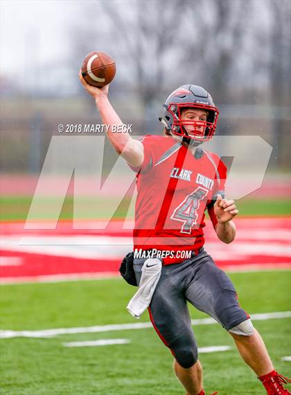 Thumbnail 2 in Clark County vs Blair Oaks (MSHSAA C2 Quarterfinal) photogallery.