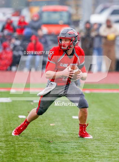 Thumbnail 3 in Clark County vs Blair Oaks (MSHSAA C2 Quarterfinal) photogallery.