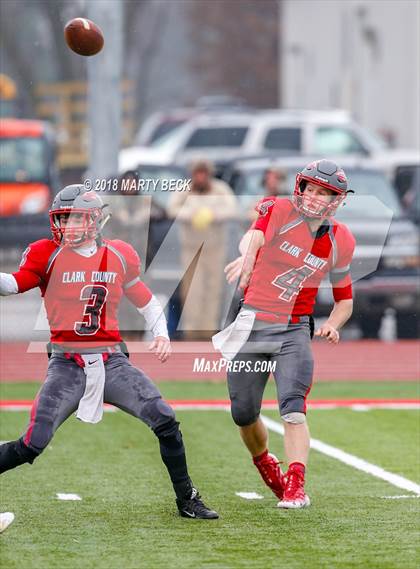 Thumbnail 3 in Clark County vs Blair Oaks (MSHSAA C2 Quarterfinal) photogallery.