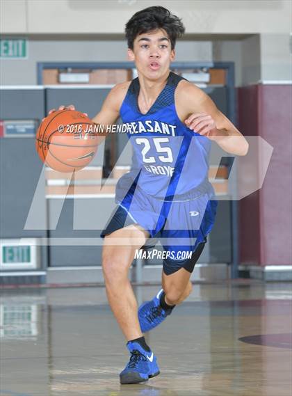 Thumbnail 3 in Archbishop Mitty vs. Pleasant Grove (Rancho Mirage Holiday Invitational) photogallery.