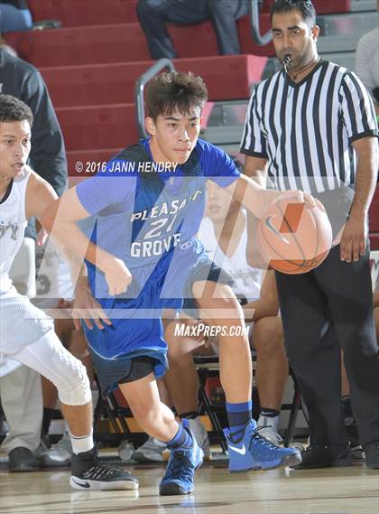 Thumbnail 1 in Archbishop Mitty vs. Pleasant Grove (Rancho Mirage Holiday Invitational) photogallery.