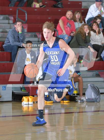 Thumbnail 3 in Archbishop Mitty vs. Pleasant Grove (Rancho Mirage Holiday Invitational) photogallery.