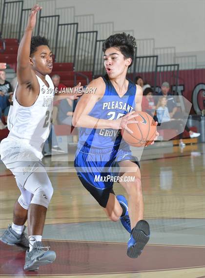 Thumbnail 1 in Archbishop Mitty vs. Pleasant Grove (Rancho Mirage Holiday Invitational) photogallery.