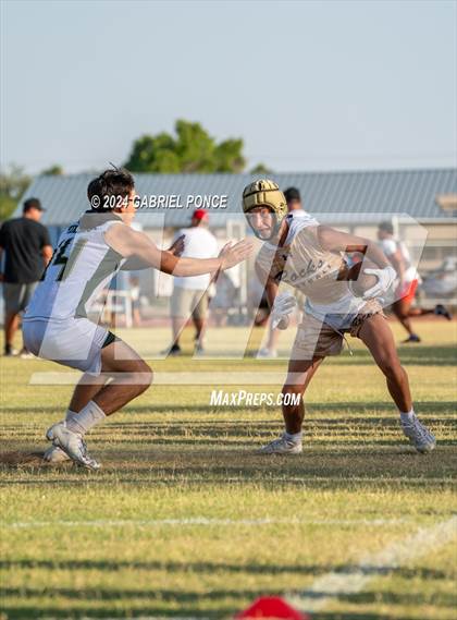 Thumbnail 1 in Holtville vs Yuma Catholic (7 on 7) photogallery.