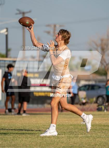 Thumbnail 2 in Holtville vs Yuma Catholic (7 on 7) photogallery.