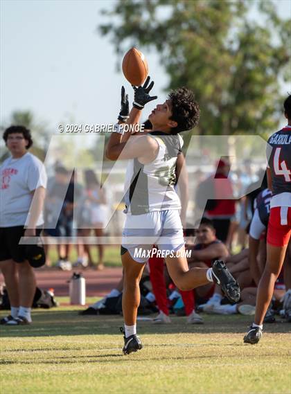Thumbnail 2 in Holtville vs Yuma Catholic (7 on 7) photogallery.