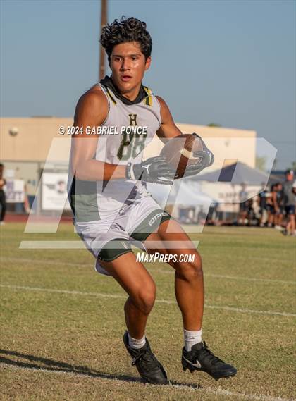Thumbnail 1 in Holtville vs Yuma Catholic (7 on 7) photogallery.