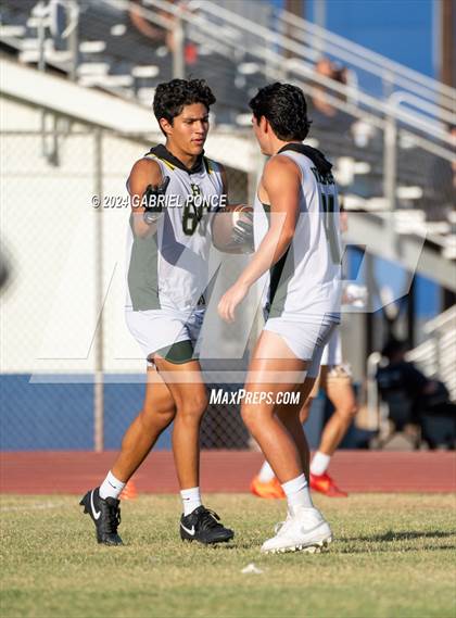 Thumbnail 2 in Holtville vs Yuma Catholic (7 on 7) photogallery.